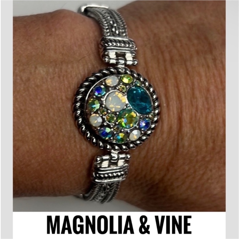 Authentic Magnolia & Vine gorgeous stone designer bracelet